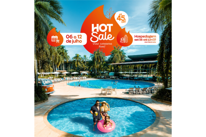 Vivaz Cataratas Resort lança campanha Hot Sale com até 45% de desconto e parcerias inéditas em Foz do Iguaçu